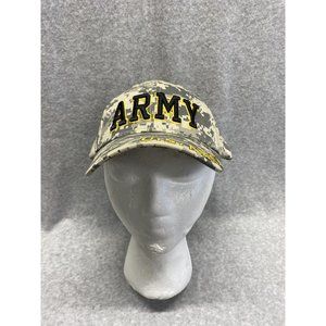 U.S. Army Digital Camo Baseball Cap Hat Embroidered Letters Adjustable Official